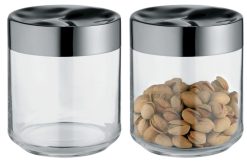 Alessi Boites Et Conservation | Bocal Hermetique Julieta Metal Verre Transparent 75 Cl - Alessi