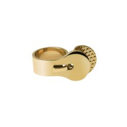 Alessi Accessoires Mode | Bague Venusia - Trama Or Metal / Medium - Alessi