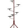 Zanotta Pots Et Plantes | Support Pour Pot De Fleurs Albero Metal / Achille Castiglioni, 1983 - H 152 Cm - Zanotta