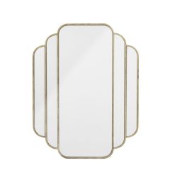 Bloomingville Miroirs | Miroir Mural Mas Or Metal / L 63 X H 80 Cm - Bloomingville