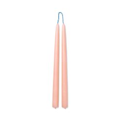 Ferm Living Bougeoirs, Photophores | Bougie Longue Dipped Cire Rose / Set De 2 - H 30 Cm - Ferm Living