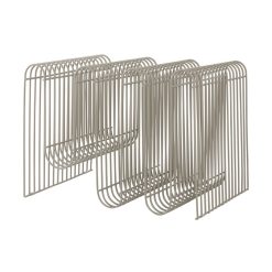 AYTM Paniers Et Petits Rangements | Porte-Revues Curva Metal Beige / L 40 X H 30 Cm - Aytm