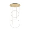 Petite Friture Suspensions | Suspension Unseen Led Plastique Blanc / Chandelier - O 100 X H 210 Cm - Petite Friture