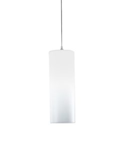 Stamp Edition Suspensions | Suspension Tubo Medium Metal Plastique Blanc / H 50 Cm - Stamp Edition