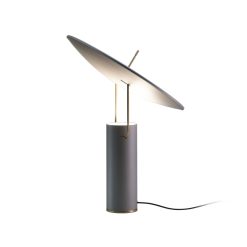 Martinelli Luce Lampes De Table | Lampe De Table Tx1 Led Large Metal Gris / O 60 X H 66 Cm - Martinelli Luce