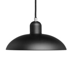 Fritz Hansen Suspensions | Suspension Kaiser Idell Metal Noir / O 28,5 Cm - Reedition 1930 - Fritz Hansen