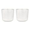 Marimekko Tasses Et Mugs | Tasse A Cafe Unikko Ceramique Blanc / Sans Anse - Set De 2 - Marimekko