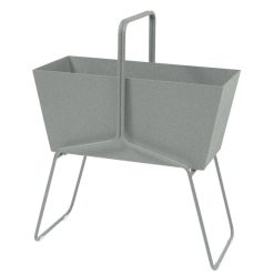 Fermob Separations Et Cloisons Mobiles | Jardiniere Basket Metal Gris Haute / L 70 X H 84 Cm - Fermob