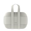 Alessi Boites Et Conservation | Lunch Box Food A Porter Plastique Gris / Large - 3 Compartiments - Alessi