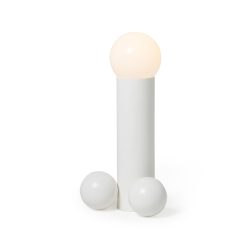 Axel Chay Lampes De Table | Lampe De Table Phallus Metal Blanc / H 45 Cm - Axel Chay