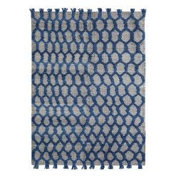 Ethimo Deco Textile | Tapis D'Exterieur Nodi Rete Tissu Bleu / 300 X 200 Cm - Ethimo