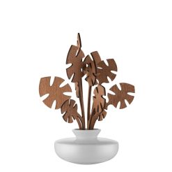 Alessi Bougeoirs, Photophores | Diffuseur De Parfum The Five Seasons Ceramique Bois / H 22,5 Cm - Alessi