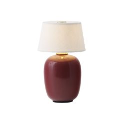 Audo Copenhagen Lampes Sans Fil | Lampe Sans Fil Rechargeable Torso Ceramique Rouge / O 12 X H 20 Cm - Audo Copenhagen