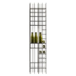 Mogg Autour Du Vin | Etagere A Vin Metrica C Wine Metal / 34 Bouteilles - L 45 X P 25 X H 190 Cm - Mogg