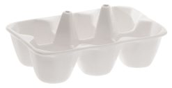 Seletti Saladiers, Coupes Et Bols | Plat Estetico Quotidiano Ceramique Blanc / A Compartiments - 15 X 10 Cm - Seletti