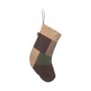 Ferm Living Decorations De Noel | Decoration De Noel Patchwork Tissu / Chaussette A Suspendre - Ferm Living