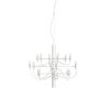 Flos Suspensions | Suspension 2097 Metal / 18 Ampoules Transparentes Incluses - O 69 Cm/ Gino Sarfatti, 1958 - Flos