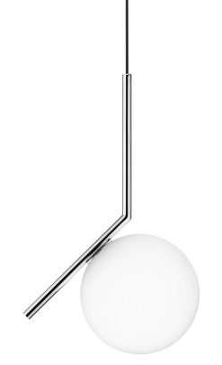 Flos Suspensions | Suspension Ic S1 Verre Metal / H 48,2 Cm - Michael Anastassiades, 2014 - Flos