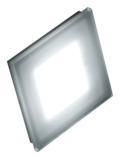 Fontana Arte Plafonniers | Applique Sole Verre Blanc 144 Leds - Small 12 X 12 Cm - Fontana Arte