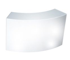 Slide Mobilier Et Objets Lumineux | Bar Lumineux Snack Plastique Blanc / L 165 Cm - Slide