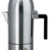 Alessi Cafetieres | Cafetiere Italienne La Cupola Metal / 3 A 6 Tasses - Alessi