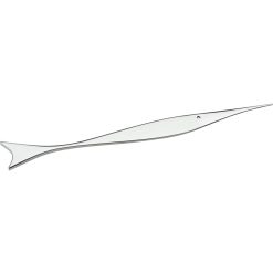 Alessi Accessoires De Bureau | Coupe-Papier Pes Metal - Alessi