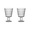 Iittala Verres | Verre A Vin Kastehelmi Verre / 26 Cl - Set De 2 / Oiva Toikka, 1964 - Iittala