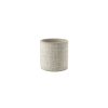 Serax Pots Et Plantes | Cache-Pot Cylindre Small Ceramique Beige / Gres - O 12 X H 12 Cm - Serax