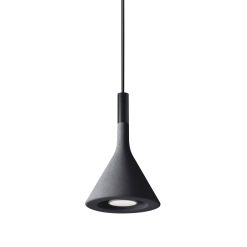 Foscarini Suspensions | Suspension Mini Aplomb Pierre Gris Noir / Beton - O 11,5 X H 21 Cm - Foscarini