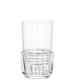 Kartell Verres | Verre Trama Large Plastique Transparent / H 15 Cm - Kartell