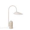 Ferm Living Lampes De Table | Lampe De Table Arum Metal Pierre Blanc Beige / Orientable - Ferm Living