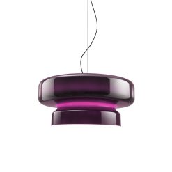 Marset Suspensions | Suspension Bohemia Led Plastique Violet / O 84 Cm - Marset