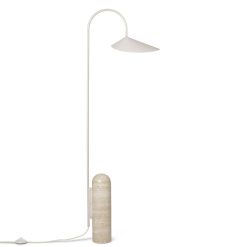 Ferm Living Lampadaires | Lampadaire Arum Metal Pierre Blanc Beige / Orientable - Ferm Living