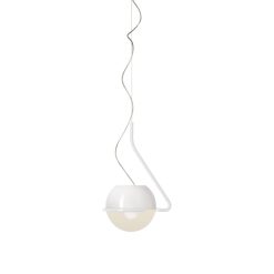 Foscarini Suspensions | Suspension Tonda Small Verre Blanc / O 25 Cm - Foscarini