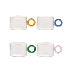 & klevering Tasses Et Mugs | Tasse Chiquito Verre Multicolore / Set De 4 - & Klevering