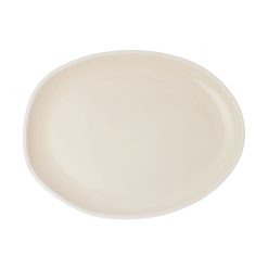 Maison Sarah Lavoine Plateaux Et Plats De Service | Plat Sicilia Ceramique Blanc / 43 X 32 Cm - Fait Main En France - Maison Sarah Lavoine