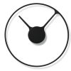 Stelton Horloges | Horloge Murale Stelton Time Large Metal Noir / O 30 Cm - Stelton