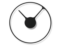 Stelton Horloges | Horloge Murale Stelton Time Large Metal Noir / O 30 Cm - Stelton