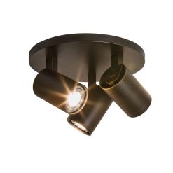 Astro Lighting Plafonniers | Plafonnier Spot Orientable Ascoli Triple Round Metal / 3 Spots Orientables - O 22Cm - Astro Lighting