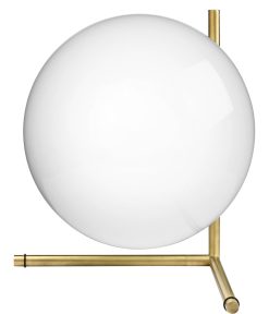 Flos Lampes De Table | Lampe De Table Ic T2 Verre Metal / H 35 Cm - Michael Anastassiades, 2014 - Flos