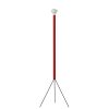 Flos Lampadaires | Lampadaire Luminator Metal Rouge / A. & P. Castiglioni, 1954 - Flos