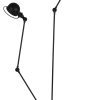 JieldÉ Lampadaires | Liseuse Loft Metal Ceramique /Double - 2 Bras Articules - H Max 160 Cm / 120 Cm - Jielde