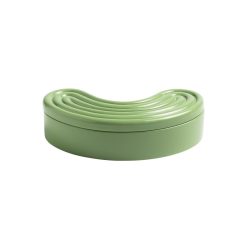 & klevering Boites Deco | Boite Bean Ceramique Vert / 21.5 X 7 Cm - & Klevering