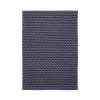 Hay Deco Textile | Tapis Channel Tissu Bleu / 140 X 200 Cm - Tisse Main - Hay