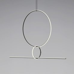 Flos Suspensions | Suspension Arrangements 3 Led Metal / 3 Elements - H 140 X L 170 Cm - Flos