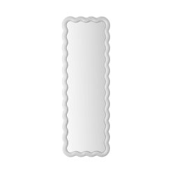 Normann Copenhagen Miroirs | Miroir Lumineux Illu Led Plastique Blanc / L 55 X H 165 Cm - Normann Copenhagen