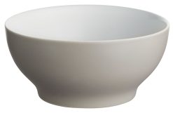 Alessi Saladiers, Coupes Et Bols | Bol Tonale Ceramique Gris Blanc Small / O 15 Cm - Alessi