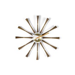 Vitra Horloges | Horloge Murale Spindle Clock Bois / By George Nelson, 1948-1960 / O 57 Cm - Vitra