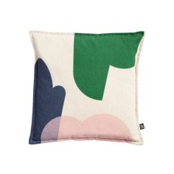 & klevering Deco Textile | Housse De Coussin Collage Tissu Vert / 40 X 40 Cm - & Klevering