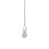 Ferm Living Suspensions | Systeme Electrique Cord Ceramique Blanc / Douille Porcelaine - Ferm Living